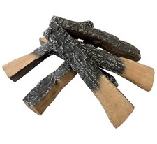 Gas Fireplace Logs, 6 Pack