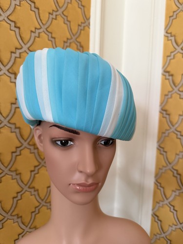 Vintage 1960s turquoise white - 1960s, turquoise/white