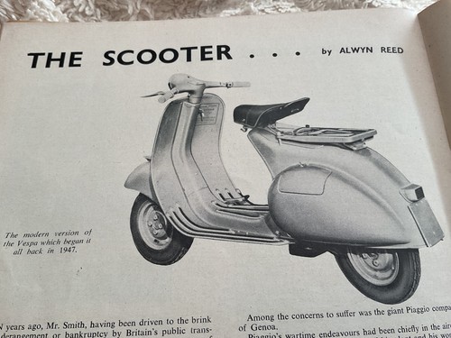 1947 vespa lambretta scooter - vespa,