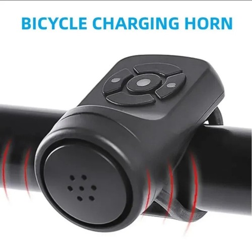 Bicycle electric horn black - horn,