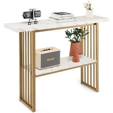 2-tier Console Table White