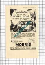 Morris Eight Car  SMALL ADVERT