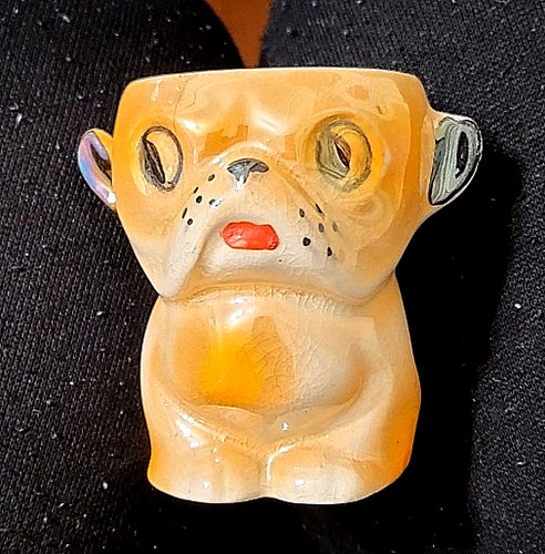 Bonzo the dog ceramic egg - dog, cup