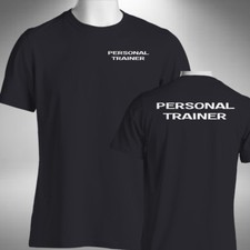 Personal Trainer T-Shirt Gym Instructor Wear Training Fitness Workout Top