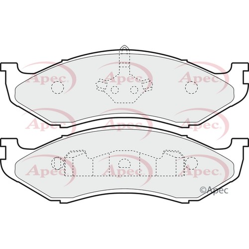 Brake pads set - pads, for
