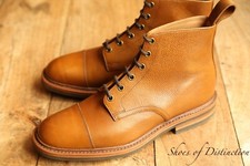 Loake 1880 Dovedale Tan Brown Leather Derby Boots Shoes Men UK 7 F US 8 EU 41