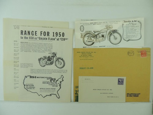 Vintage 1949 bsa price - 1949,