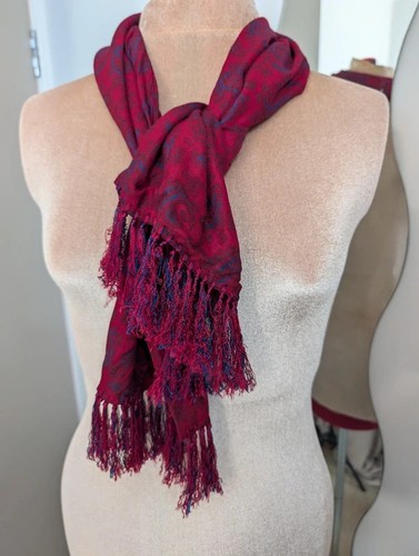 Tootal scarf red - scarf, blue