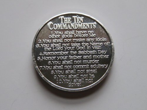 Ten commandments coin - coin, great