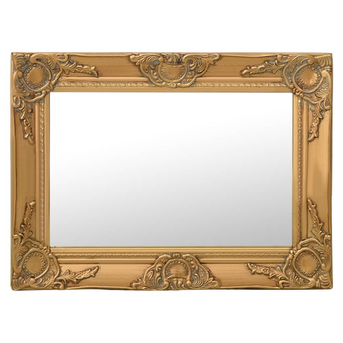 Wall mirror gold baroque - wall,