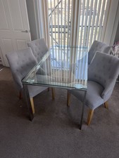 John Lewis Chrome Glass Top