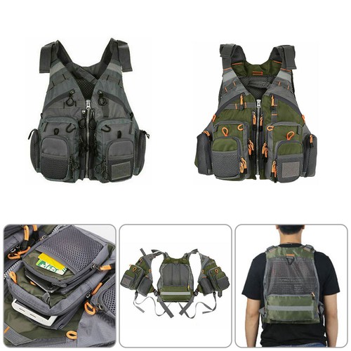 Fishing waistcoat multi pocket - fishing, multi-pocket