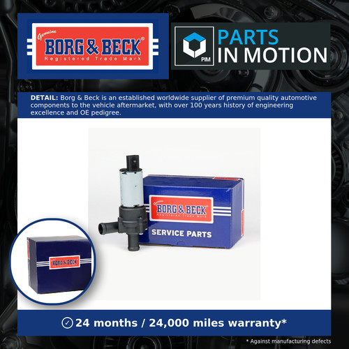 Water pump for parking - pump, heater