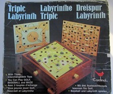 Triple Labyrinth wooden boxed