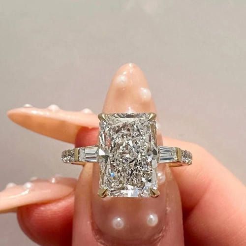 3ct radiant cut - 3ct, real