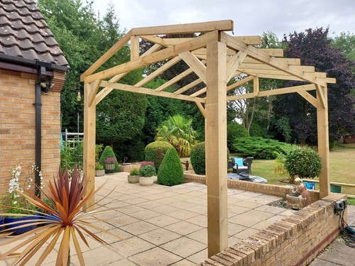 Timber frame wooden - frame,