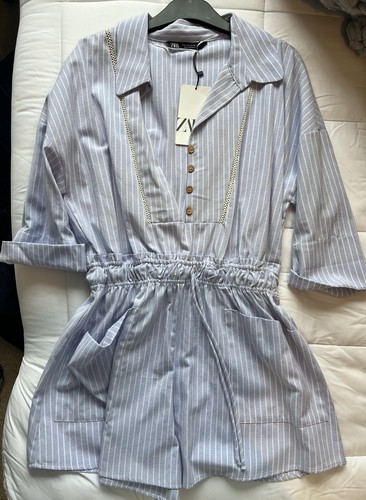 Brand new blue zara - zara, playsuit