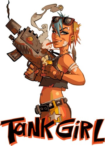Tank girl comic - character, 70cm