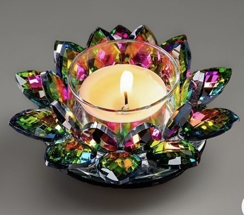Lotus flower candle holder - flower,