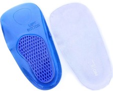 Happy Feet ¾ Gel Orthotic Heel Spur Insoles Cushion Pads Leg Foot Knee Arch Pa