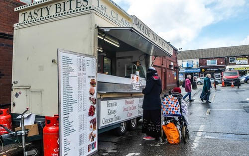 Photo 6x4 snack van oldham - snack, van,