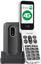 Doro Leva L20 4G Flip Big Button 128MB SIM-Free Mobile Phone - Black/White  B+