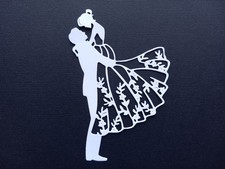 Wedding die cuts x 6 - bride