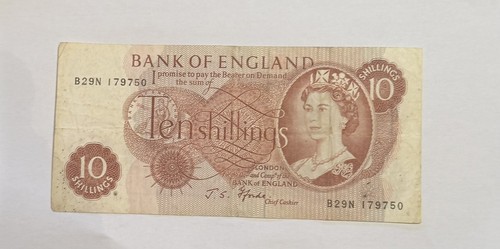 British shillings bank - 10,