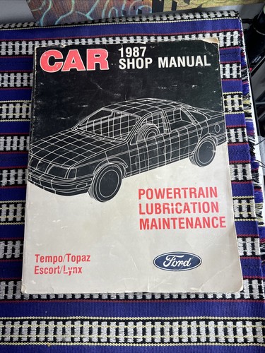 1987 ford car shop service - shop,