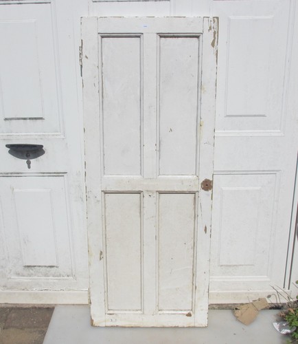 Vintage wooden panel door - vintage, wood