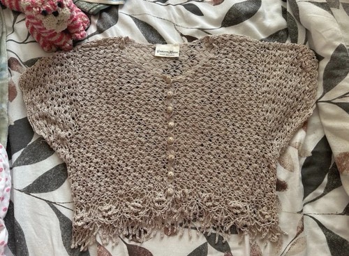 Vintage crochet top - crochet,