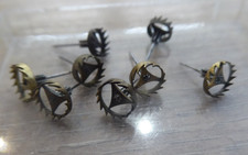 JOB LOT 8 FUSEE VERGE CROWN WHEELS FOR POCKET WATCHES  FOR THE WATCHMAKER