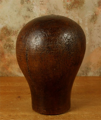 Antique hat block - hat, wood