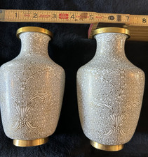 Vintage Pair Chinese Cloisonne