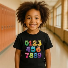 Numbers Day T Shirt Maths Day