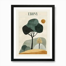 Ebony Tree Minimal Japandi