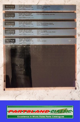 Akm1356 microfiche parts slide - parts,