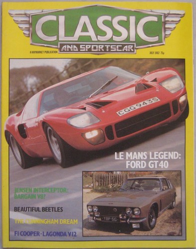 Classic sportscar 07 1982 - sportscar, 07/1982