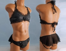 Men Black Lingerie Set, BDSM