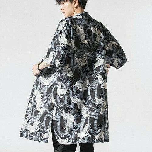Men japanese kimono - coat, loose