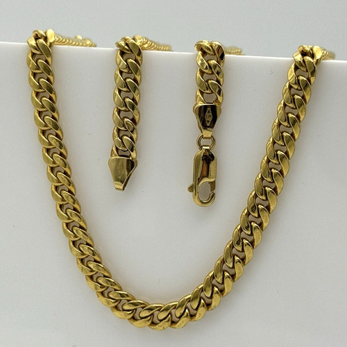 9ct solid gold 5mm - solid, miami