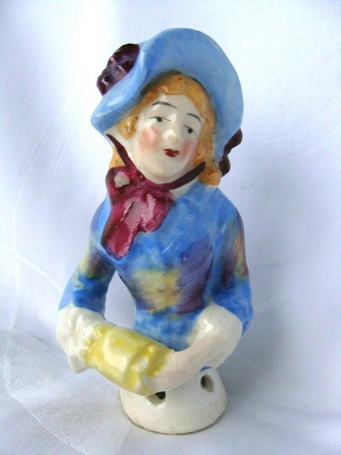 Vintage half doll pin cushion - vintage,