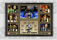 Rocket Ronnie O'Sullivan 7 worlds 23 Triple crown Snooker/Memorabilia Signed #66