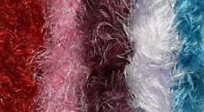 Job lot bundle Yarn Wool Crafts Pom Pom Fancy Eyelash Tinsel 5x 10 meters #342