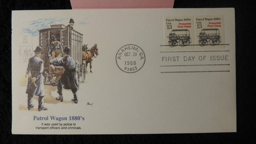 Usa 1988 fdc patrol wagon - 1988,