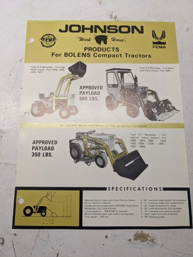 Johnson work horse products - johnson,