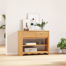 Console Table Solid Pine Oak