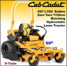 Cub Cadet XZ5L137 Ultima Zero Turn 152cm  Lawn Garden Tractor Ride on Lawn Mower