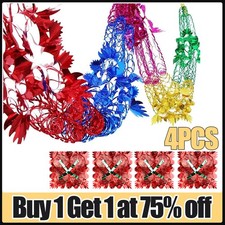 4X Christmas Foil Garland