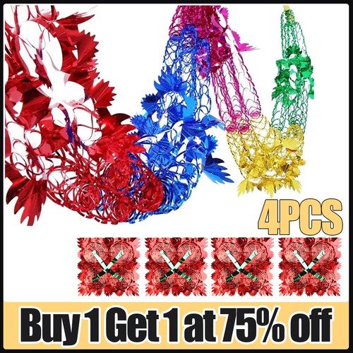 Christmas foil garland - 4x,